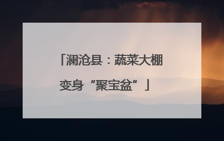 澜沧县：蔬菜大棚变身“聚宝盆”