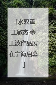 水双重｜王敏杰·余王波作品展在宁海启幕