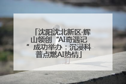 沈阳沈北新区·辉山领创“AI奇遇记”成功举办：沉浸科普点燃AI热情
