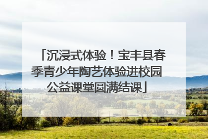 沉浸式体验！宝丰县春季青少年陶艺体验进校园公益课堂圆满结课