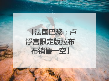 法国巴黎：卢浮宫限定版拉布布销售一空