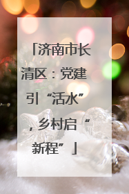 济南市长清区：党建引“活水”，乡村启“新程”