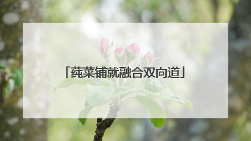 莼菜铺就融合双向道