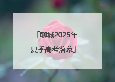 聊城2025年夏季高考落幕