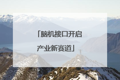 脑机接口开启产业新赛道