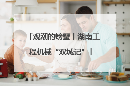 观潮的螃蟹丨湖南工程机械“双城记”