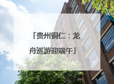 贵州铜仁：龙舟巡游迎端午