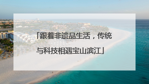 跟着非遗品生活，传统与科技相遇宝山滨江