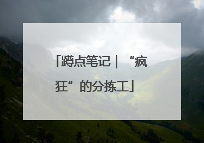蹲点笔记｜“疯狂”的分拣工