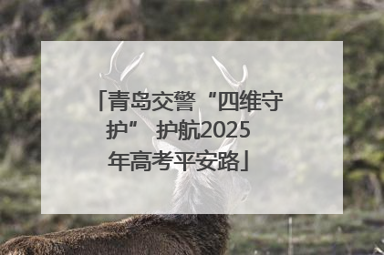青岛交警“四维守护” 护航2025年高考平安路