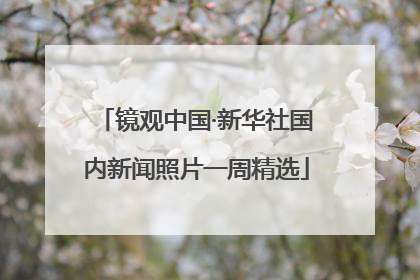 镜观中国·新华社国内新闻照片一周精选