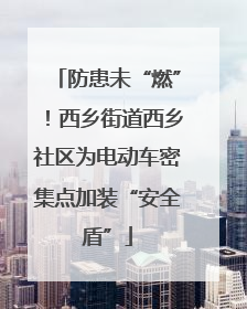 防患未“燃”！西乡街道西乡社区为电动车密集点加装“安全盾”