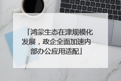 鸿蒙生态在津规模化发展，政企全面加速内部办公应用适配
