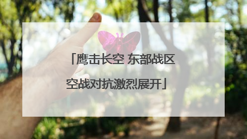 鹰击长空 东部战区空战对抗激烈展开