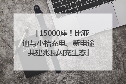 15000座！比亚迪与小桔充电、新电途共建兆瓦闪充生态