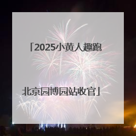 2025小黄人趣跑北京园博园站收官